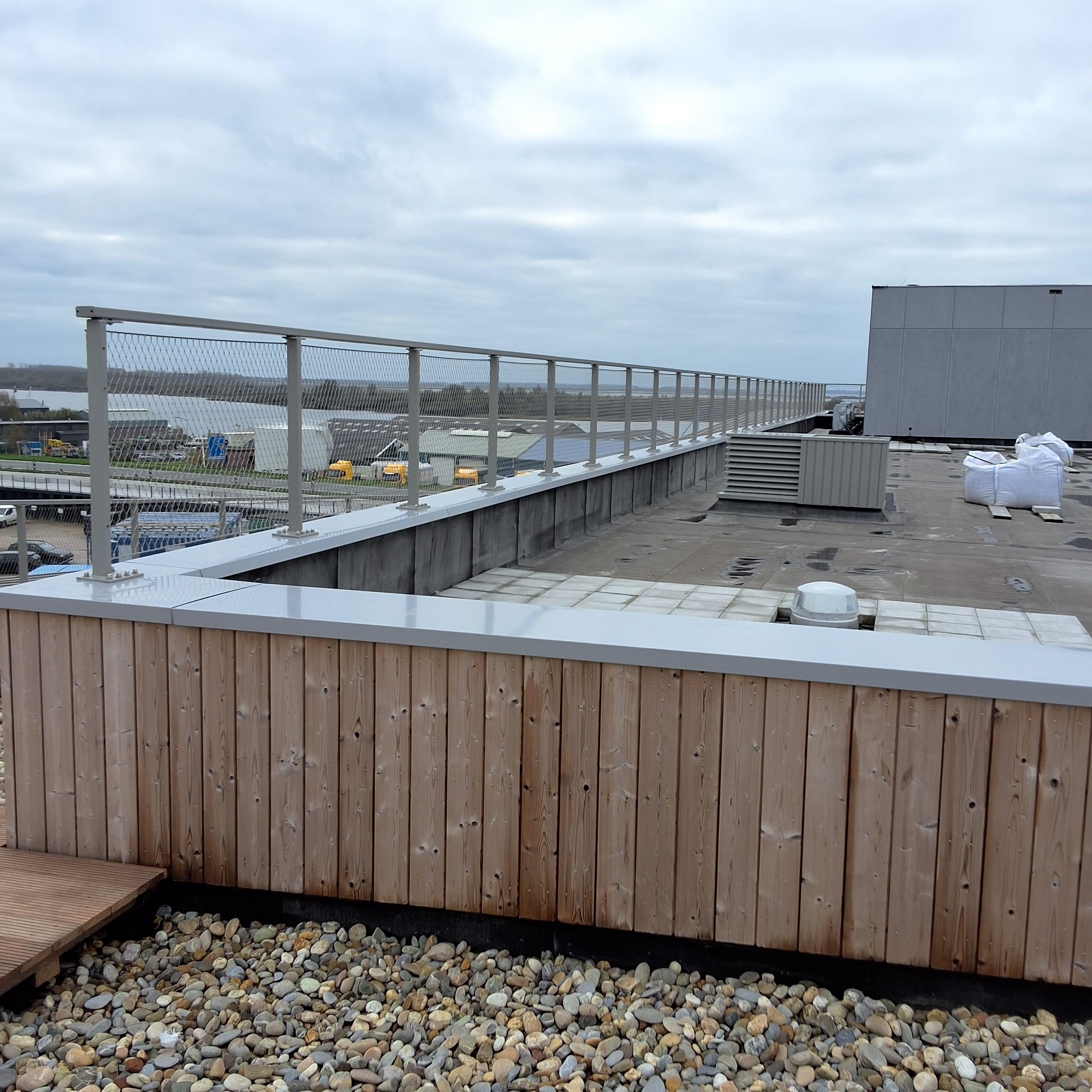 WEC Lauwersoog Staalkabelnet weersbestendig