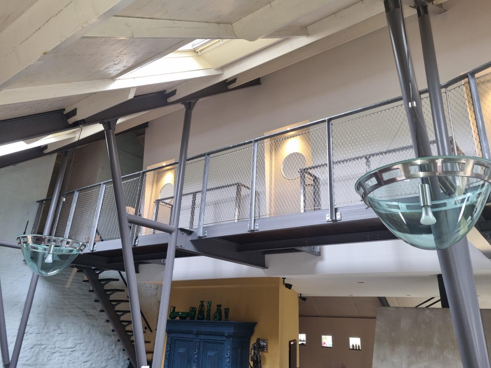 Doorvalbeveiliging staalkabelnetten woonboerderij bennebroek