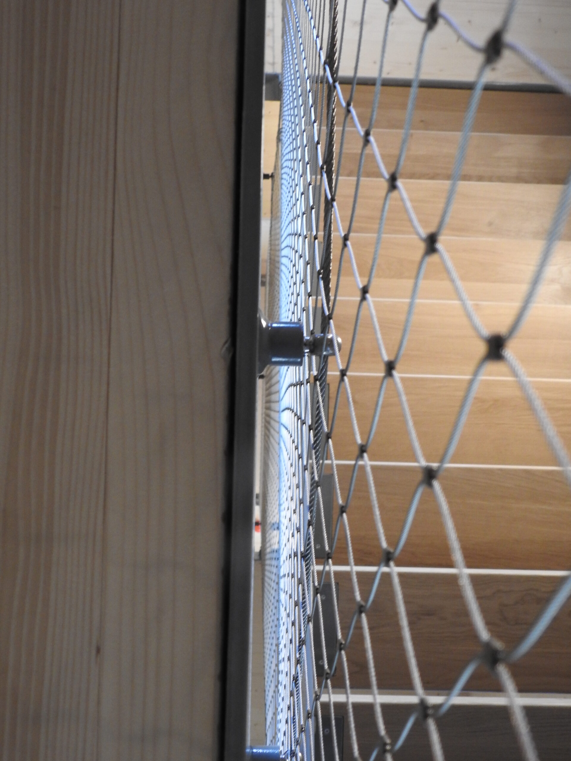 Schalmgatnet afwerking randkabel